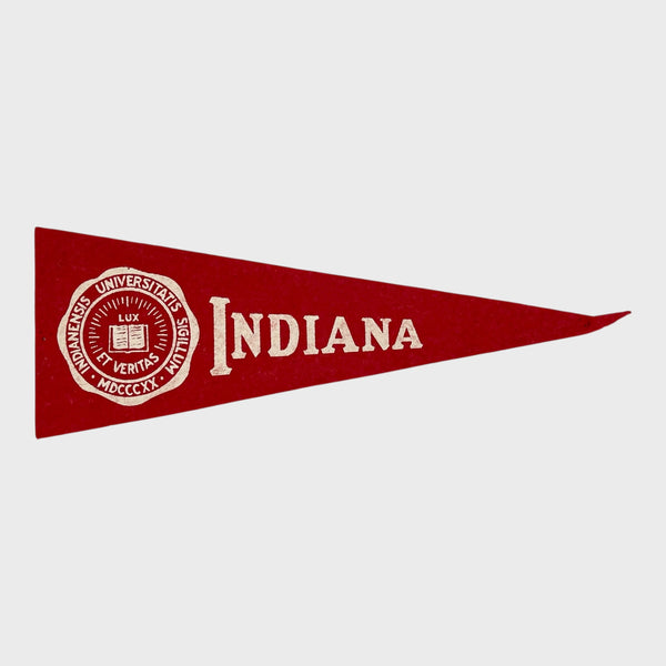 Vintage 1950s Indiana Hoosiers Mini Pennant