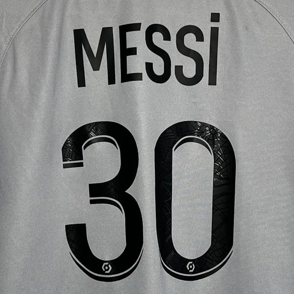 Lionel Messi Paris Saint-Germain PSG 2022/23 Away Soccer Jersey Youth XL