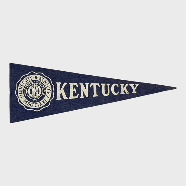 Vintage 1950s Kentucky Wildcats Mini Pennant