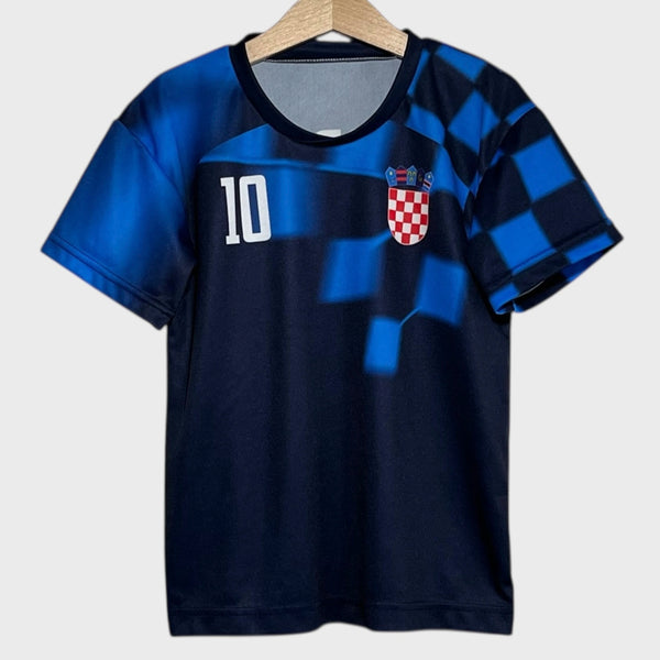 Luka Modric Croatia Away Soccer Jersey Youth S