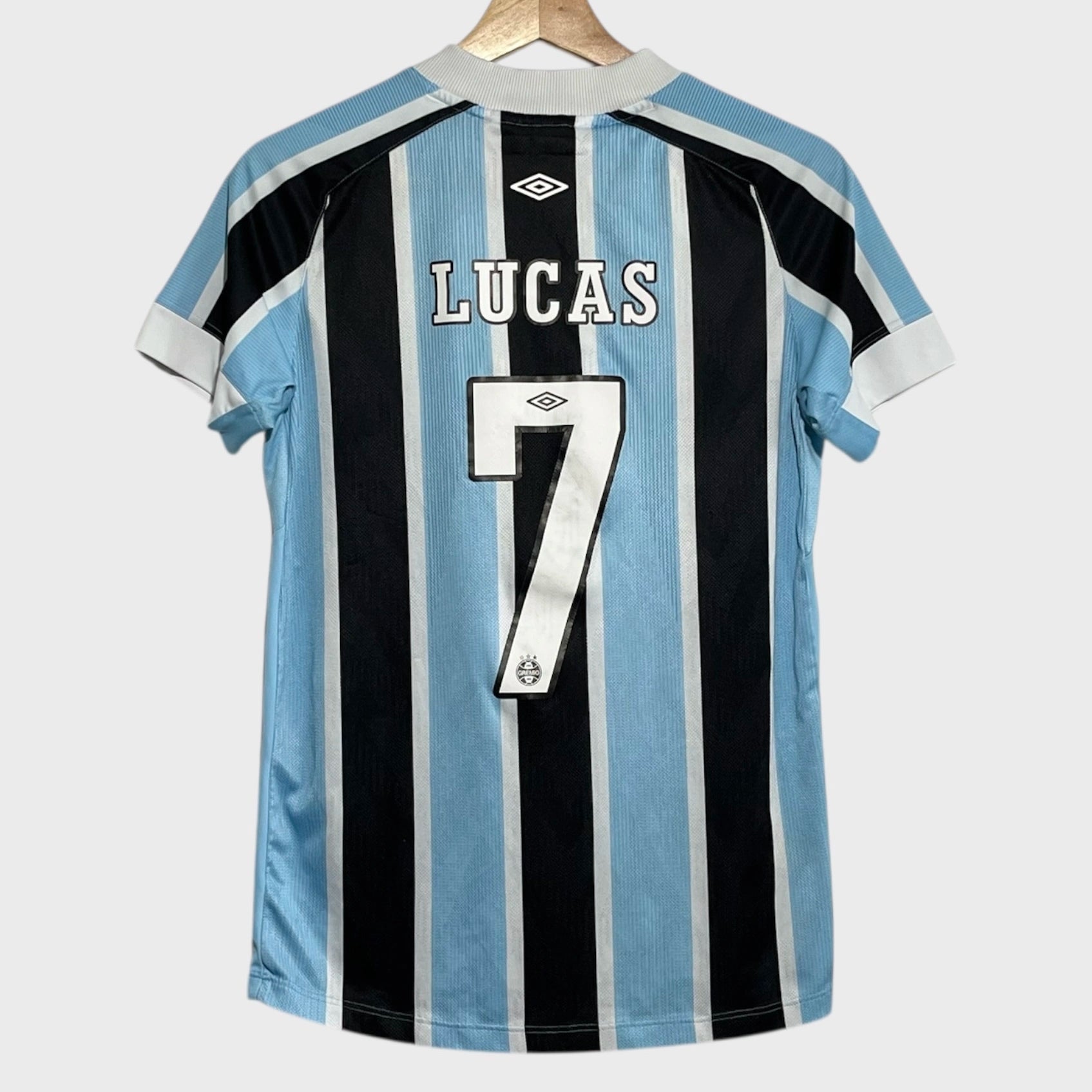 Lucas Leiva Gremio FBPA 2021/22 Home Soccer Jersey Youth XL