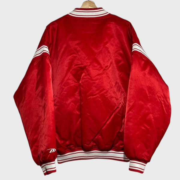 Vintage Detroit Red Wings Hockey Satin Jacket L