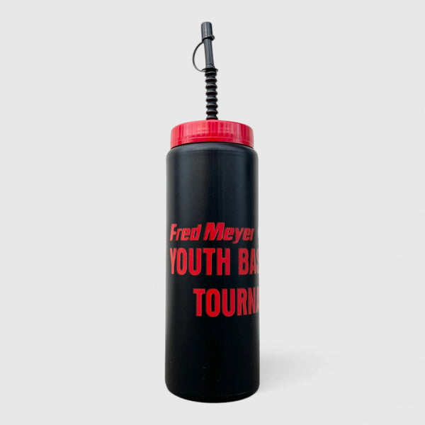 Vintage 1980s Fred Meyer Portland Trail Blazers Youth Basketball Tournament Water Bottle