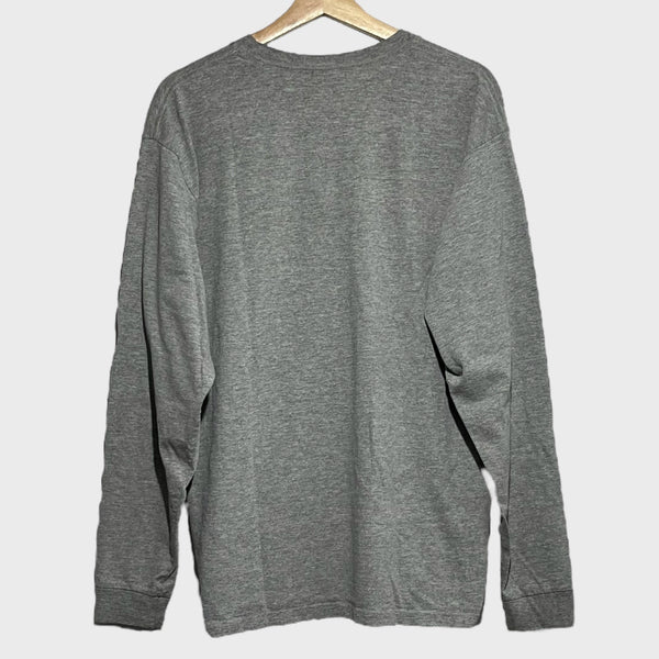 Vintage Nike Gray Long Sleeve Tee Shirt L