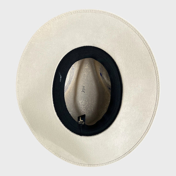 Vintage Seattle Seahawks Hand-Painted Straw Panama Hat L