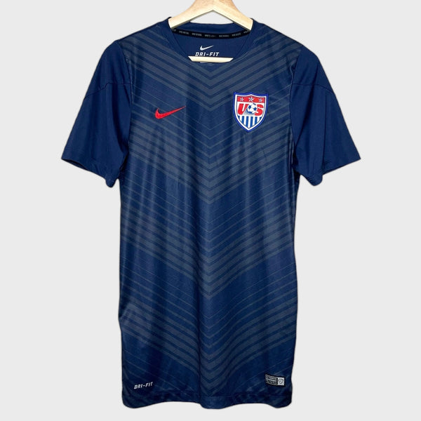 USMNT US Soccer 2014 World Cup Pre Match Jersey S