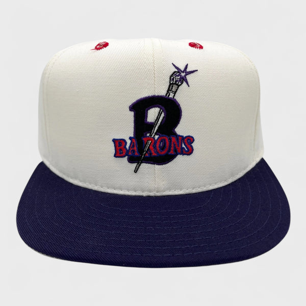 Vintage 1990s Birmingham Black Barons Negro Leagues Fitted Hat 7 1/8