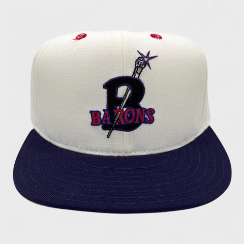 Vintage 1990s Birmingham Black Barons Negro Leagues Fitted Hat 7 1/8