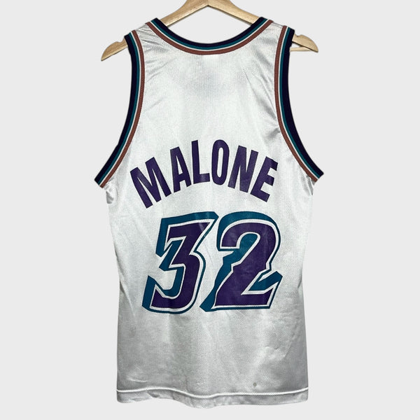 Vintage 1990s Karl Malone Utah Jazz Basketball Jersey M