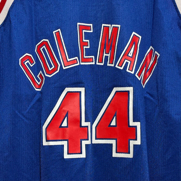 Vintage 1990s Derrick Coleman New Jersey Nets Basketball Jersey L