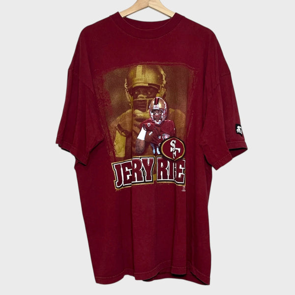 Vintage 1990s Jerry Rice San Francisco 49ers Football Tee Shirt 2XL