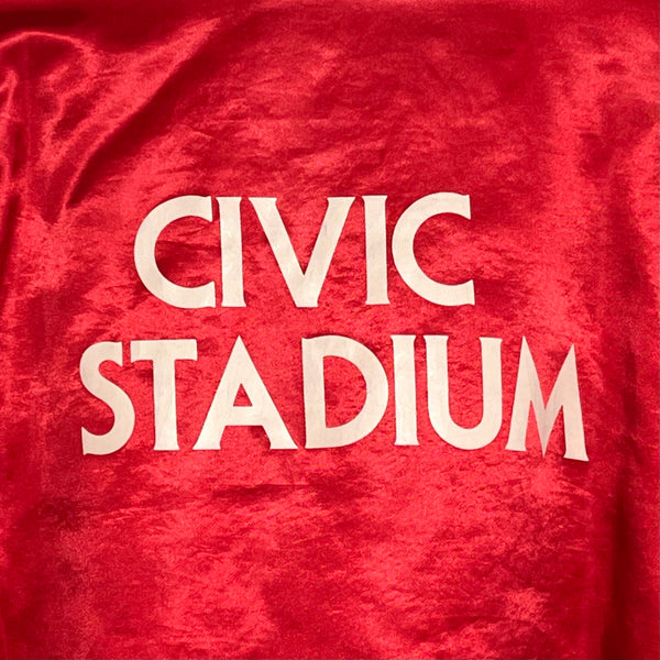 Vintage 1980s Civic Stadium Satin Usher’s Jacket L