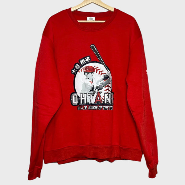 Shohei Ohtani Los Angeles Angels Baseball “Rookie Of The Year” Sweatshirt XL
