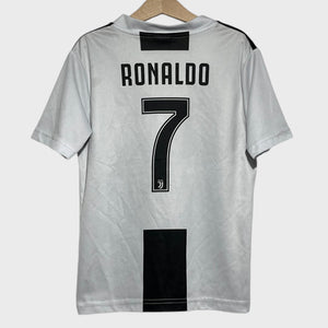 Vintage Cristiano Ronaldo Juventus Home Jersey Youth S