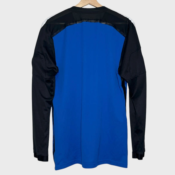 San Jose Earthquakes 2014/15 Long Sleeve Home Pro Cut Soccer Jersey L