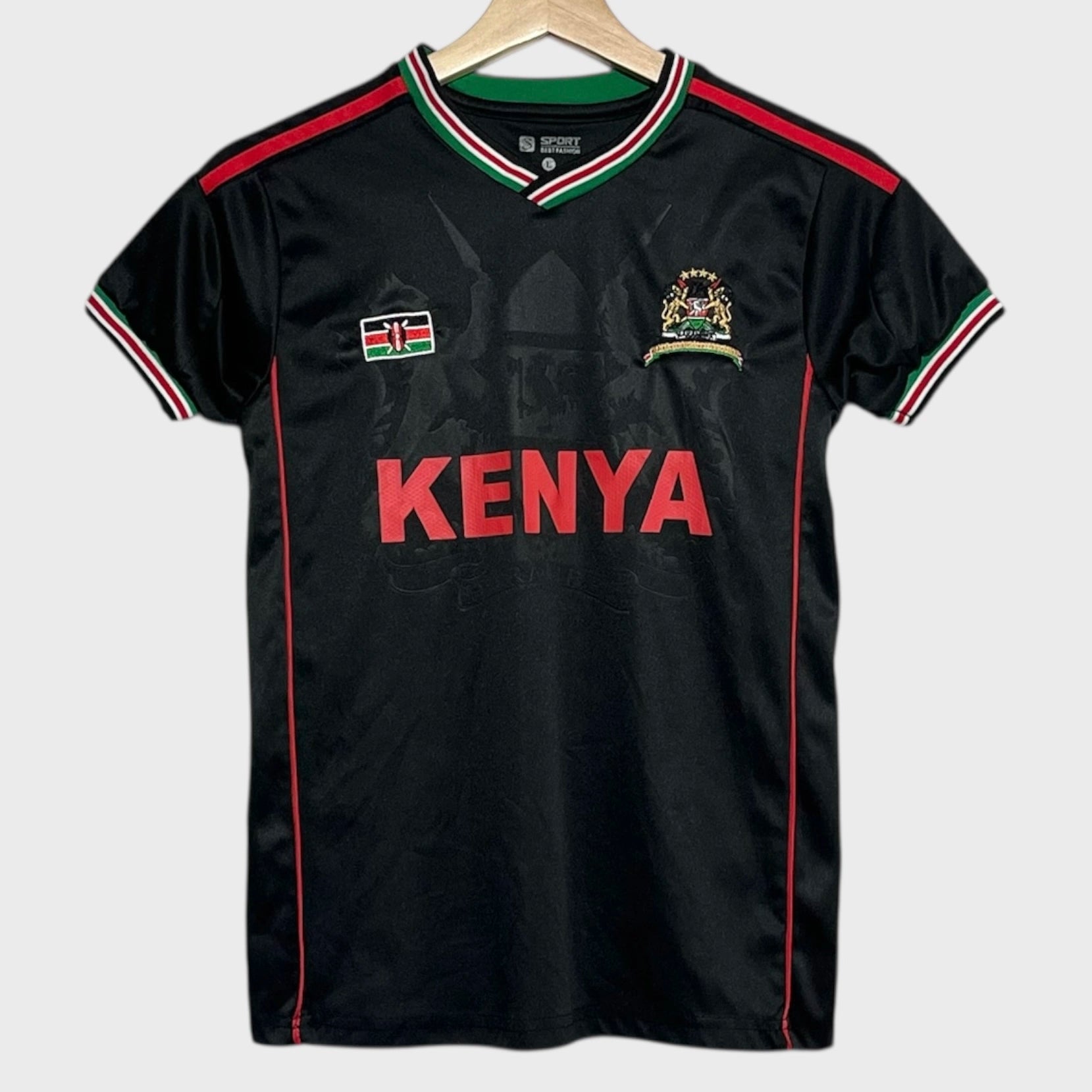 Kenya Soccer Jersey Youth L