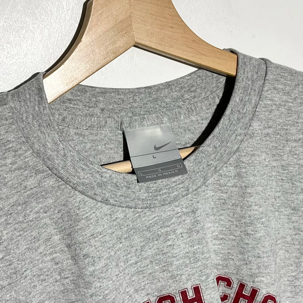 Vintage NYC High School Soccer Classic 2001 Big Swoosh Tee Shirt L