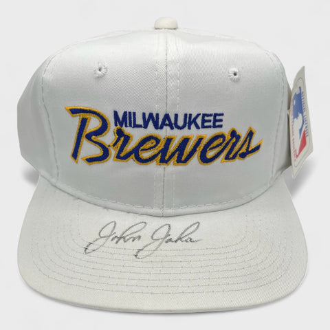 Vintage Milwaukee Brewers Script Snapback Hat