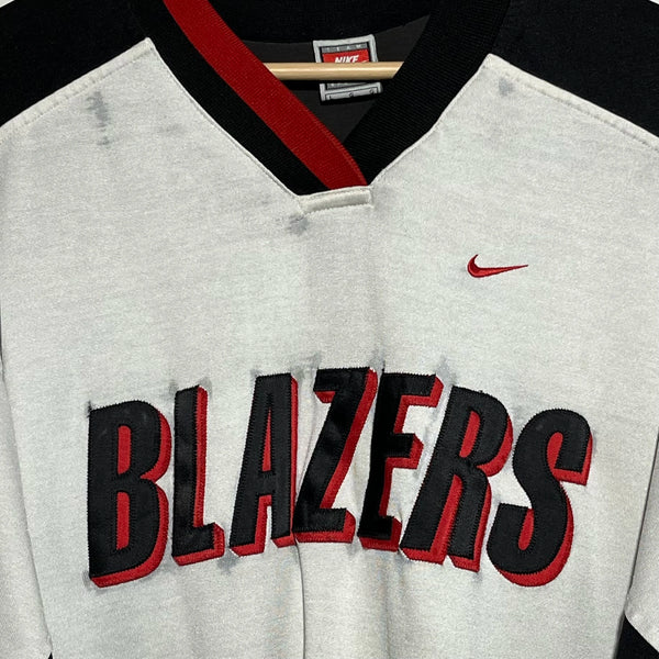 Vintage Portland Trail Blazers 1997/98 Warmup Shooting Shirt L