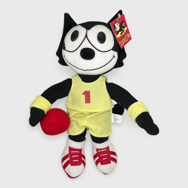 Vintage Felix The Cat 12” Basketball Plush Doll