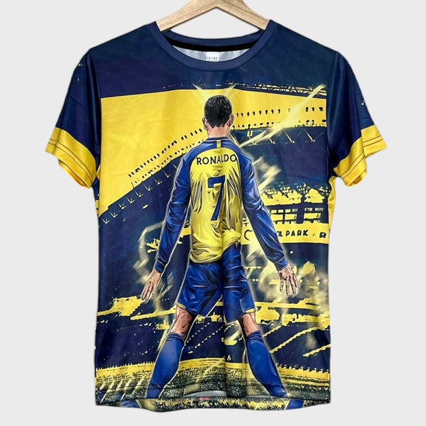 Cristiano Ronaldo Al-Nassr Soccer Jersey Youth L