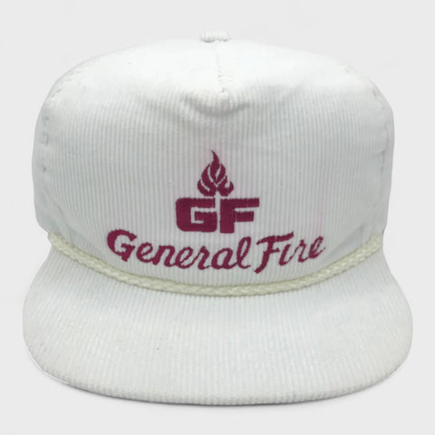 Vintage General Fire Corduroy Strapback Hat