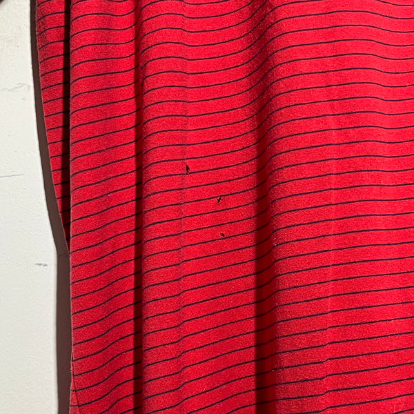 The Masters Red Striped Golf Polo Shirt