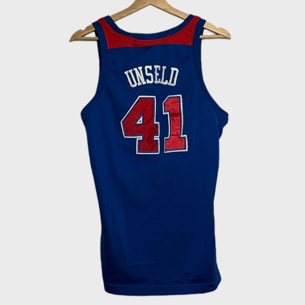 Wes Unseld Washington Bullets Jersey Youth L