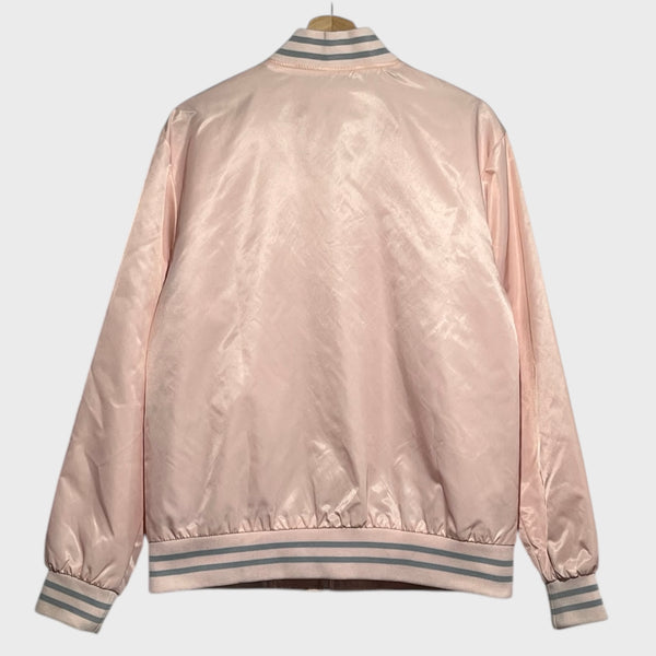 Starter Pink Satin Jacket M