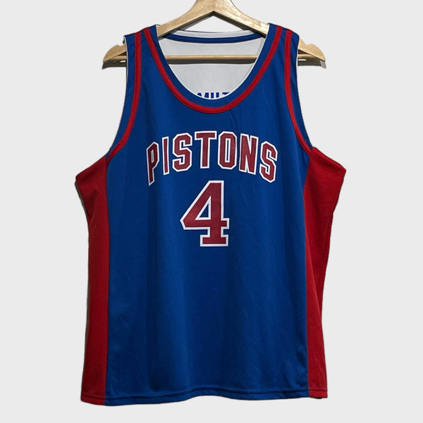 Joe Dumars / Richard Hamilton Detroit Pistons Reversible Jersey S