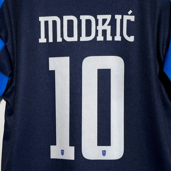 Luka Modric Croatia Away Soccer Jersey Youth S