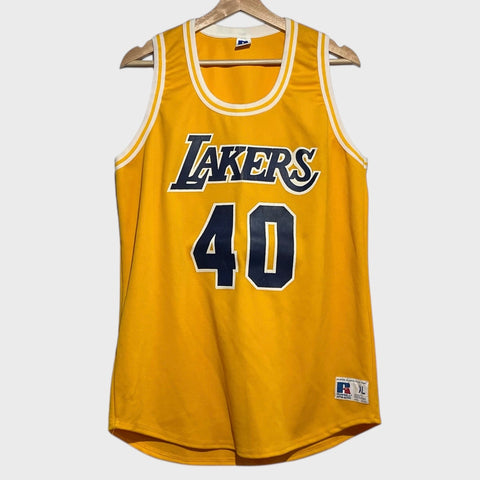 Vintage 1980s Los Angeles Lakers Basketball Jersey XL