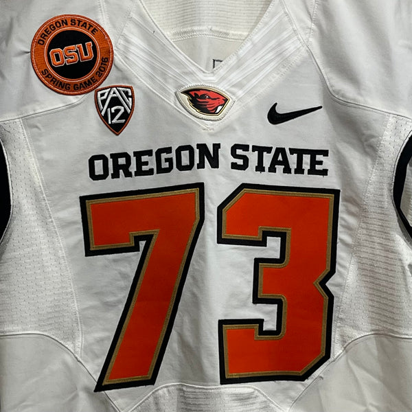 2016 Oregon State OSU Beavers Game Worn Football Jersey L