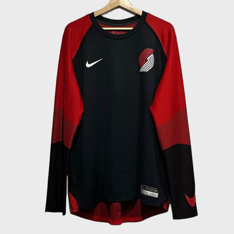 Portland Trail Blazers 2018/19 Game Worn Warmup Shirt XL