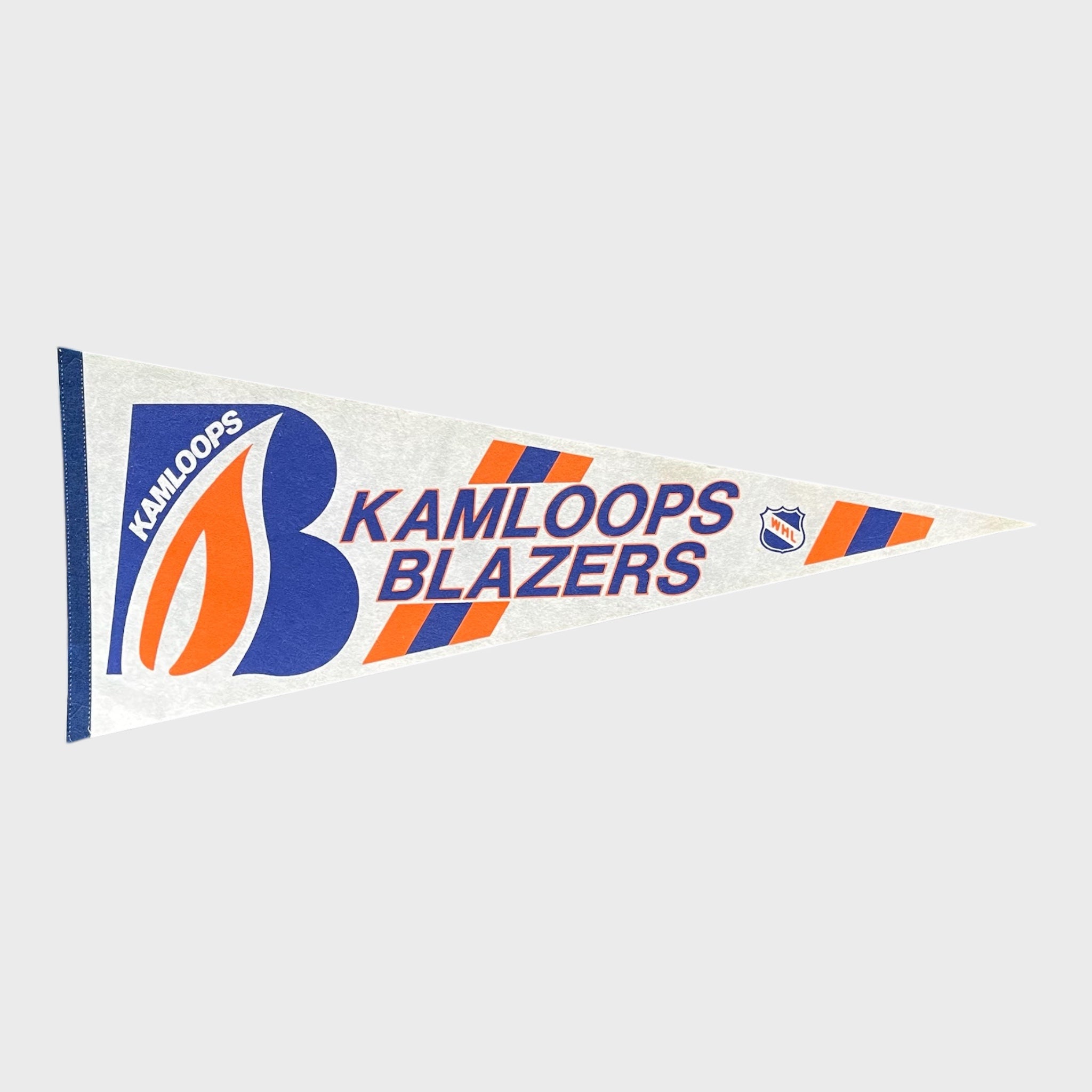 Vintage 1980s Kamloops Blazers Pennant