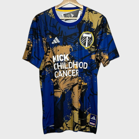 Portland Timbers 2023 Marvel Pre Match Soccer Jersey M