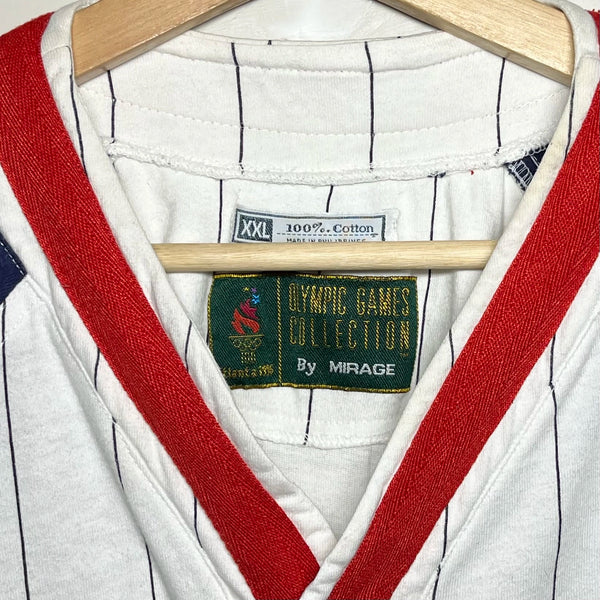 Vintage 1996 Centennial Olympic Games Baseball Jersey 2XL