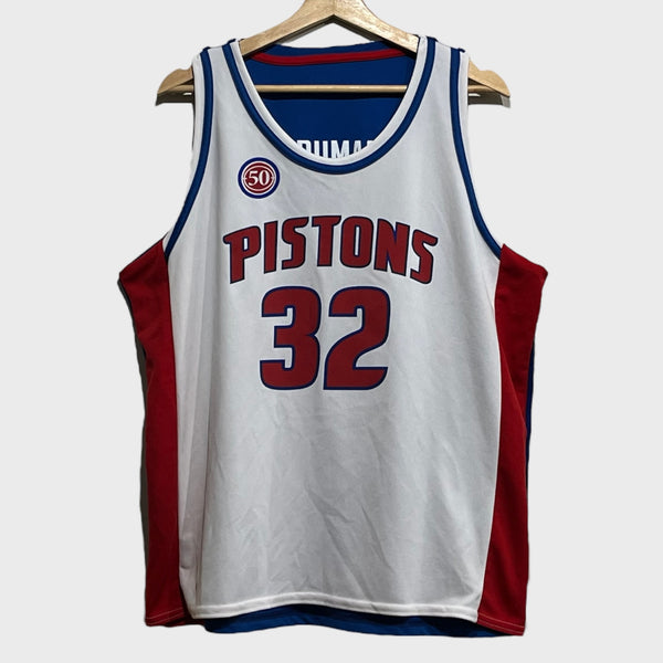 Joe Dumars / Richard Hamilton Detroit Pistons Reversible Jersey S