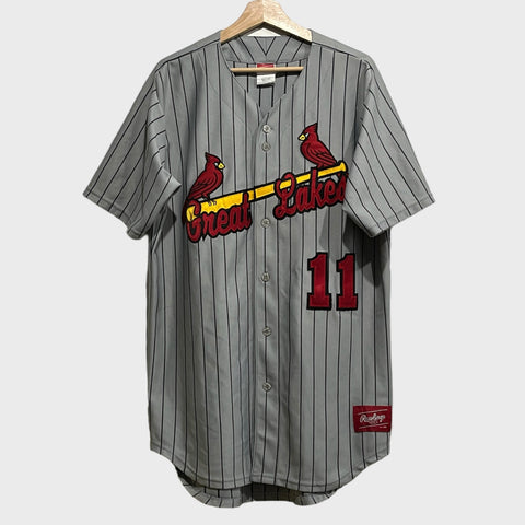 Great Lakes Loons Game Worn Jersey L