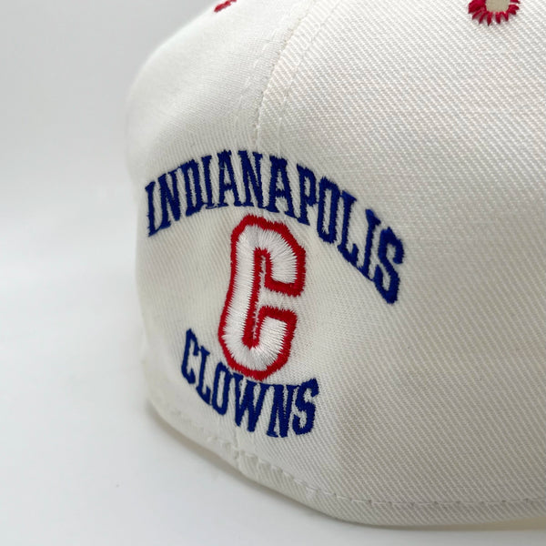 Vintage 1990s Indianapolis Clowns Negro Leagues Fitted Hat 7 1/4