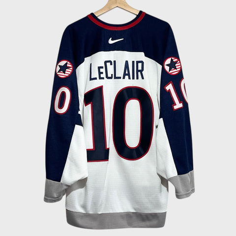 John LeClair Team USA 1998 Olympic Hockey Jersey L