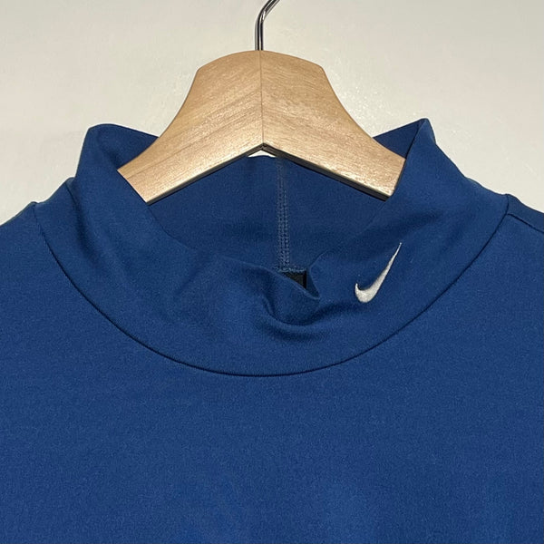 Vintage 2009 Blue Mock Turtleneck Shirt XL