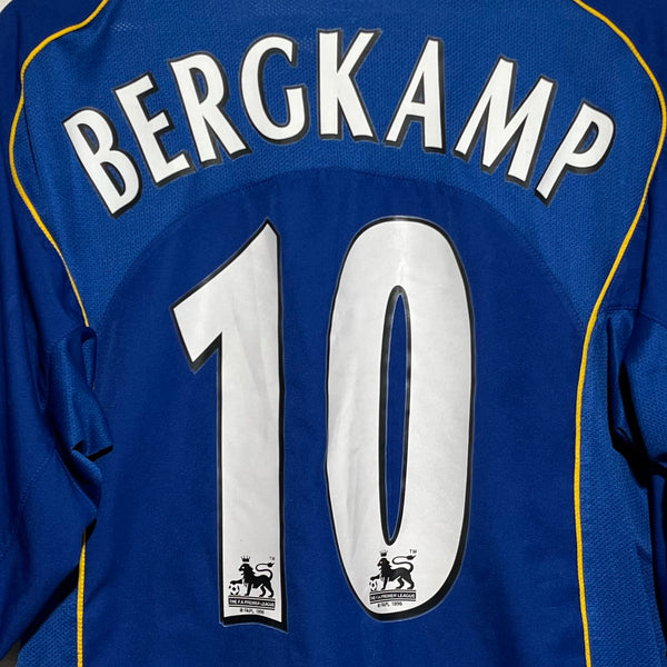 Dennis Bergkamp Arsenal Gunners 2004/05 Away Soccer Jersey XL