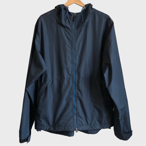 Vintage Blue Windbreaker Jacket L