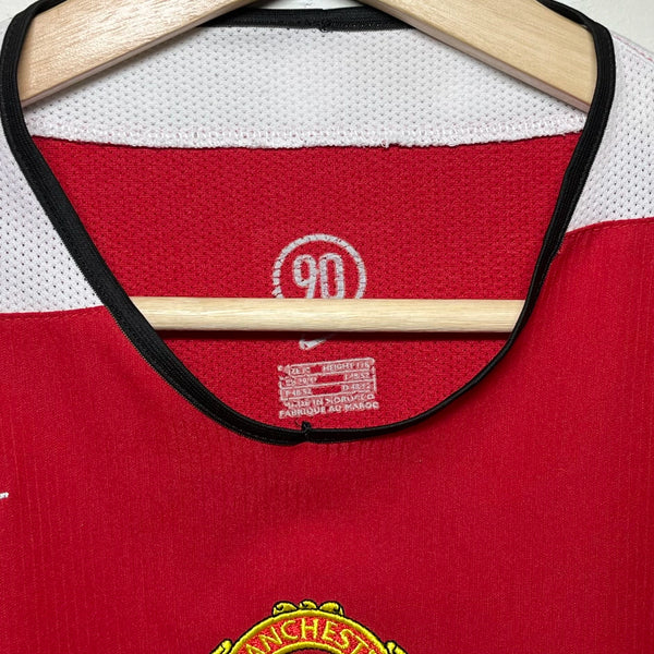 Manchester United 2004/06 Home Soccer Jersey M