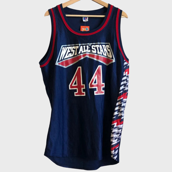 Vintage West All-Stars Game Worn Basketball Jersey L