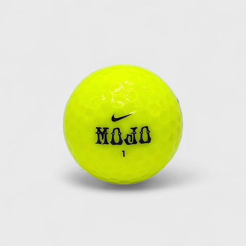 Vintage Karma Mojo Golf Ball - Yellow