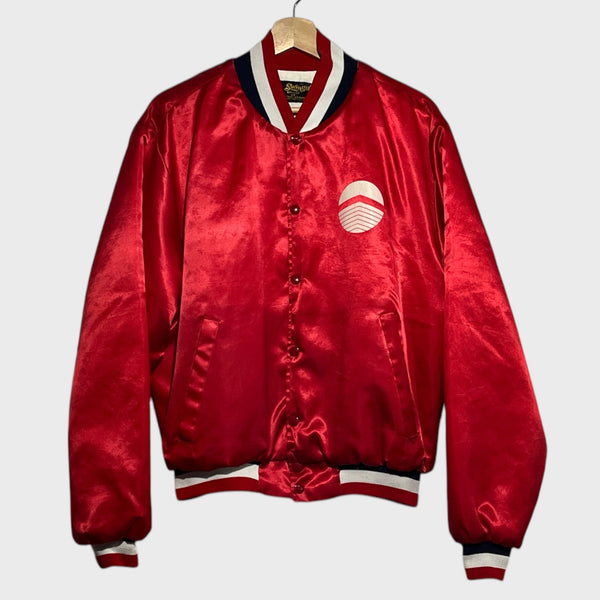 Vintage 1980s Civic Stadium Satin Usher’s Jacket L
