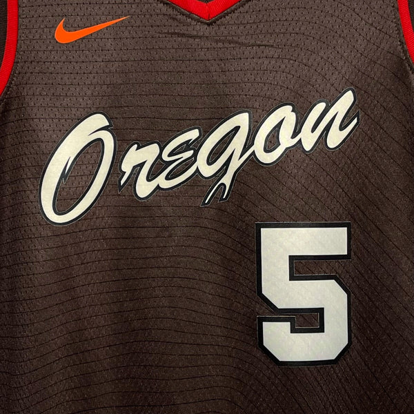 Rodney Hood Portland Trail Blazers City Edition Basketball Jersey S