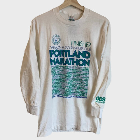 1988 Portland Marathon Finisher Long Sleeve Shirt S